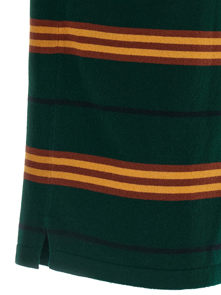 Guest In Residence Striped Rugby Polo Shirt