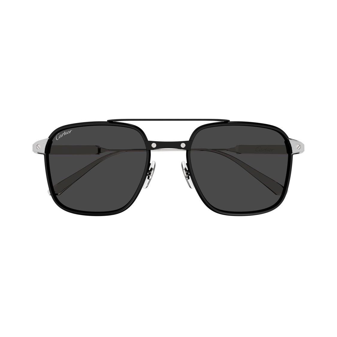 Cartier Ct0610s Rectangular Titanium Sunglasses