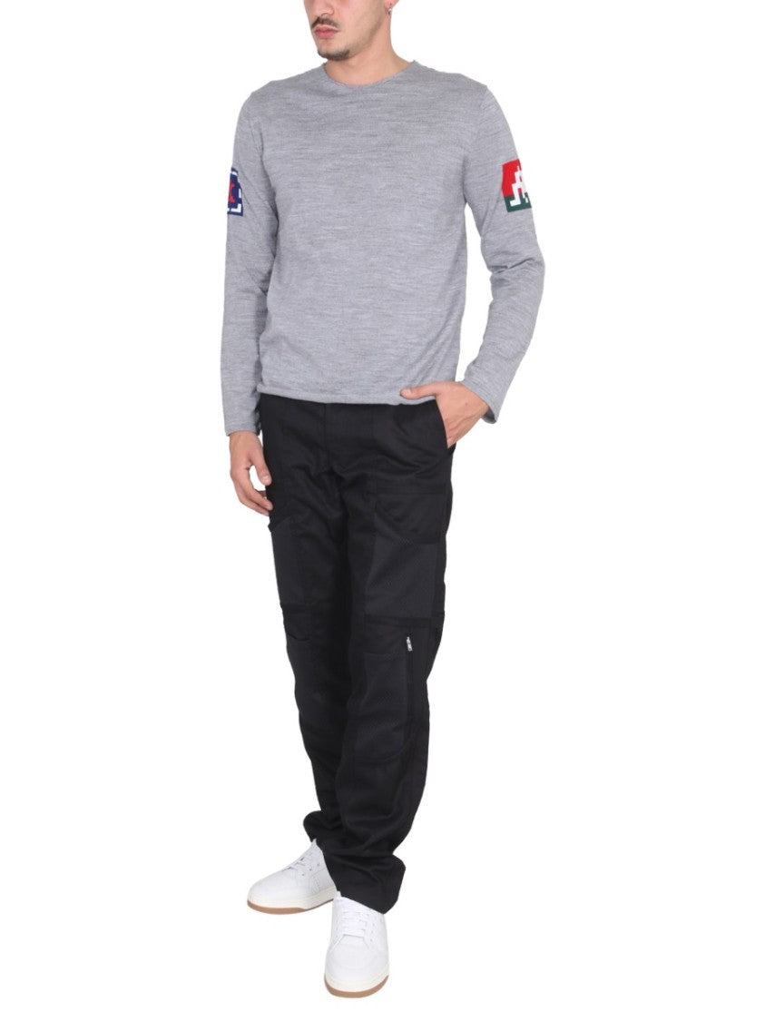 Comme Des Garçons Light Grey Wool Jersey