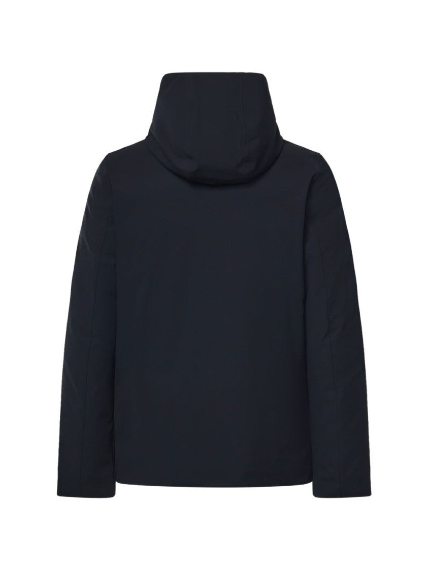 Rrd Black Matte Finish Hooded Zipper Jacket
