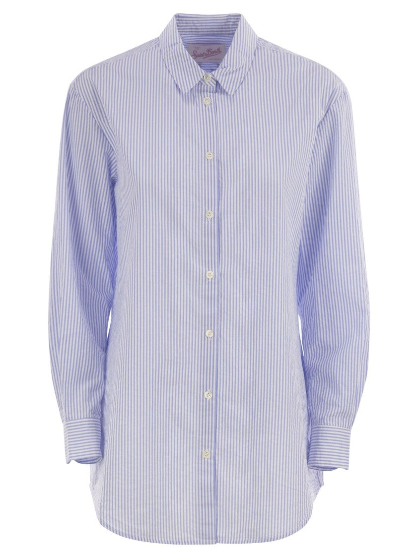 Mc2 Saint Barth Brigitte - Shirt With Striped Pattern