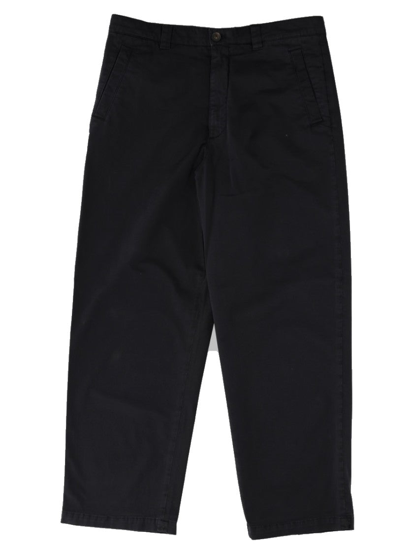 Ps Paul Smith Straight-Leg Trousers In Organic Cotton With Minimalist Aesthetic