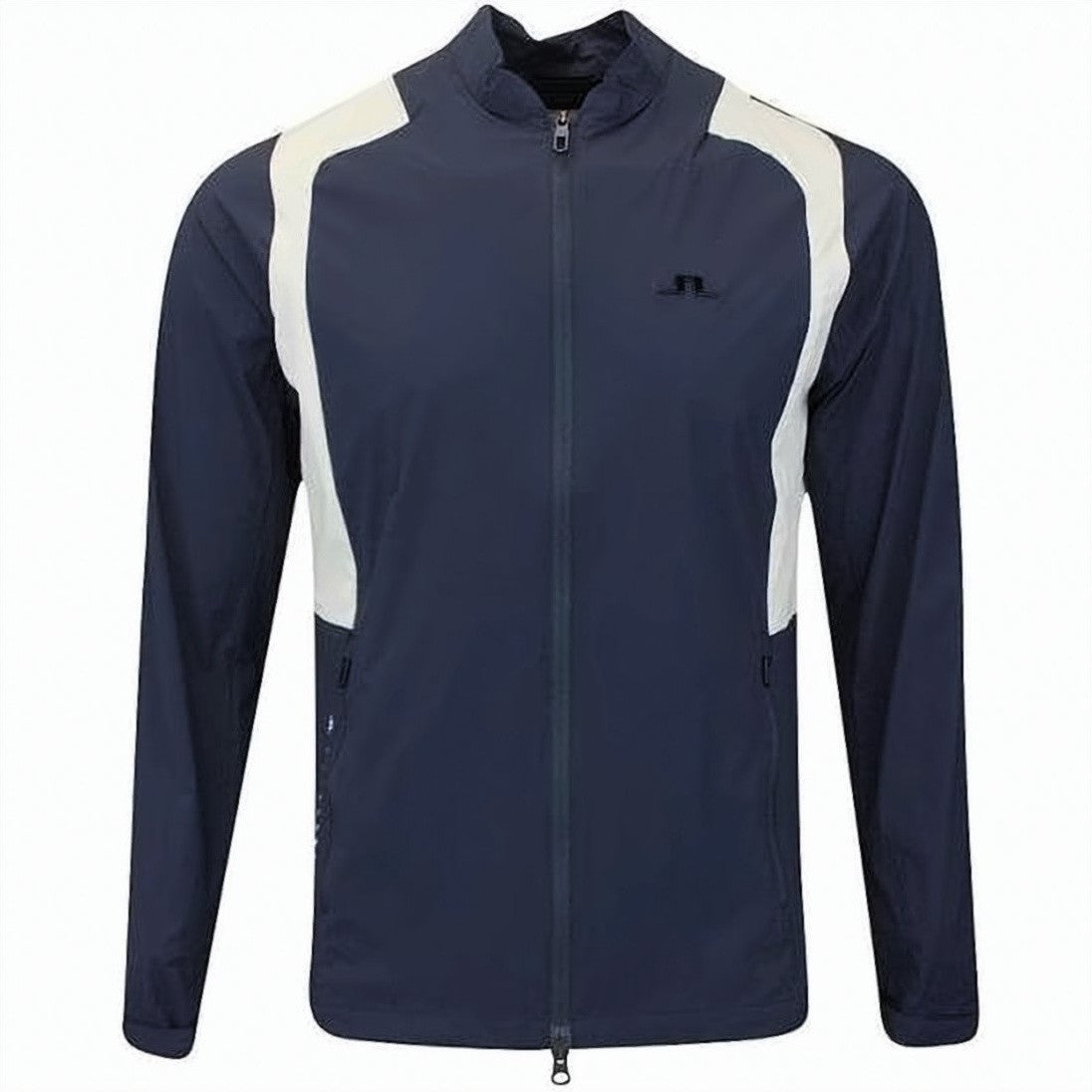 J Lindeberg Navy Blue Jacket With Contrasting Panels