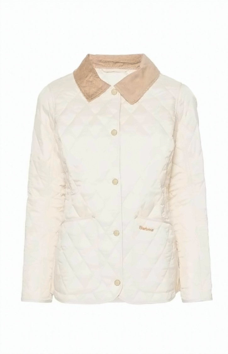 Barbour Diamond-Quilted Casual Jacket With Textured Collar