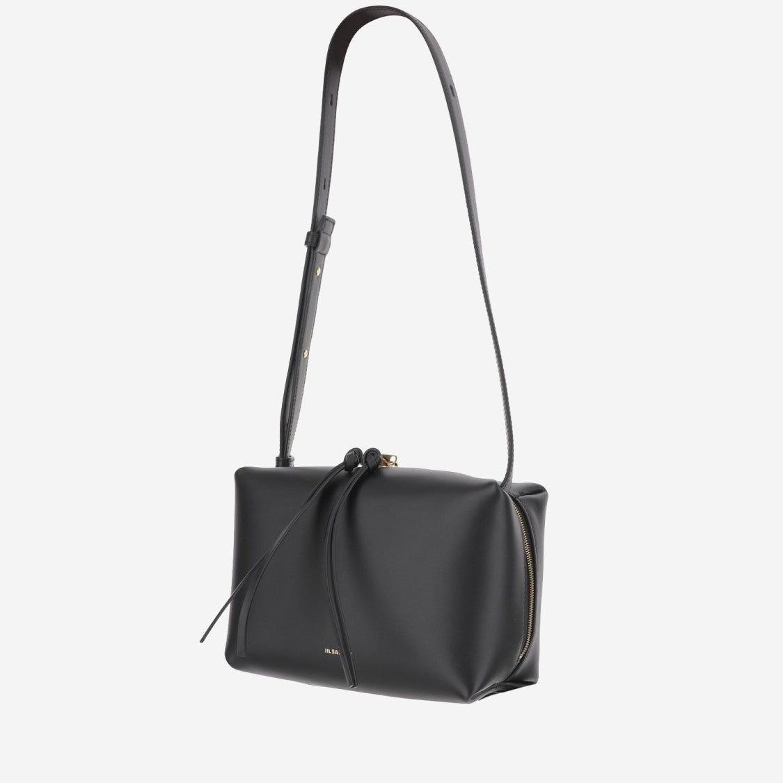 Jil Sander Leather Shoulder Bag With Logo