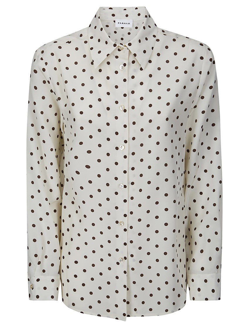 P.A.R.O.S.H. Silk Shirt With Classic Silhouette