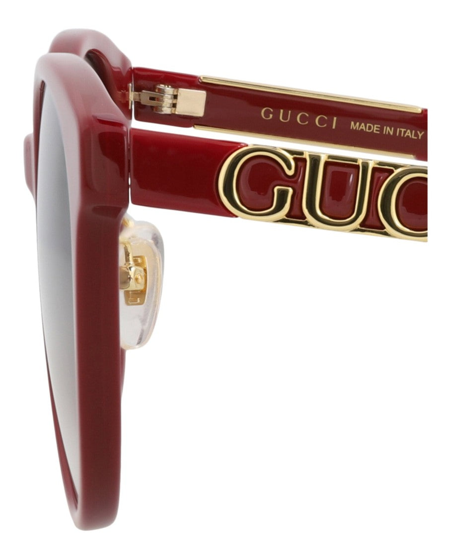 Gucci Round-Frame Acetate Sunglasses