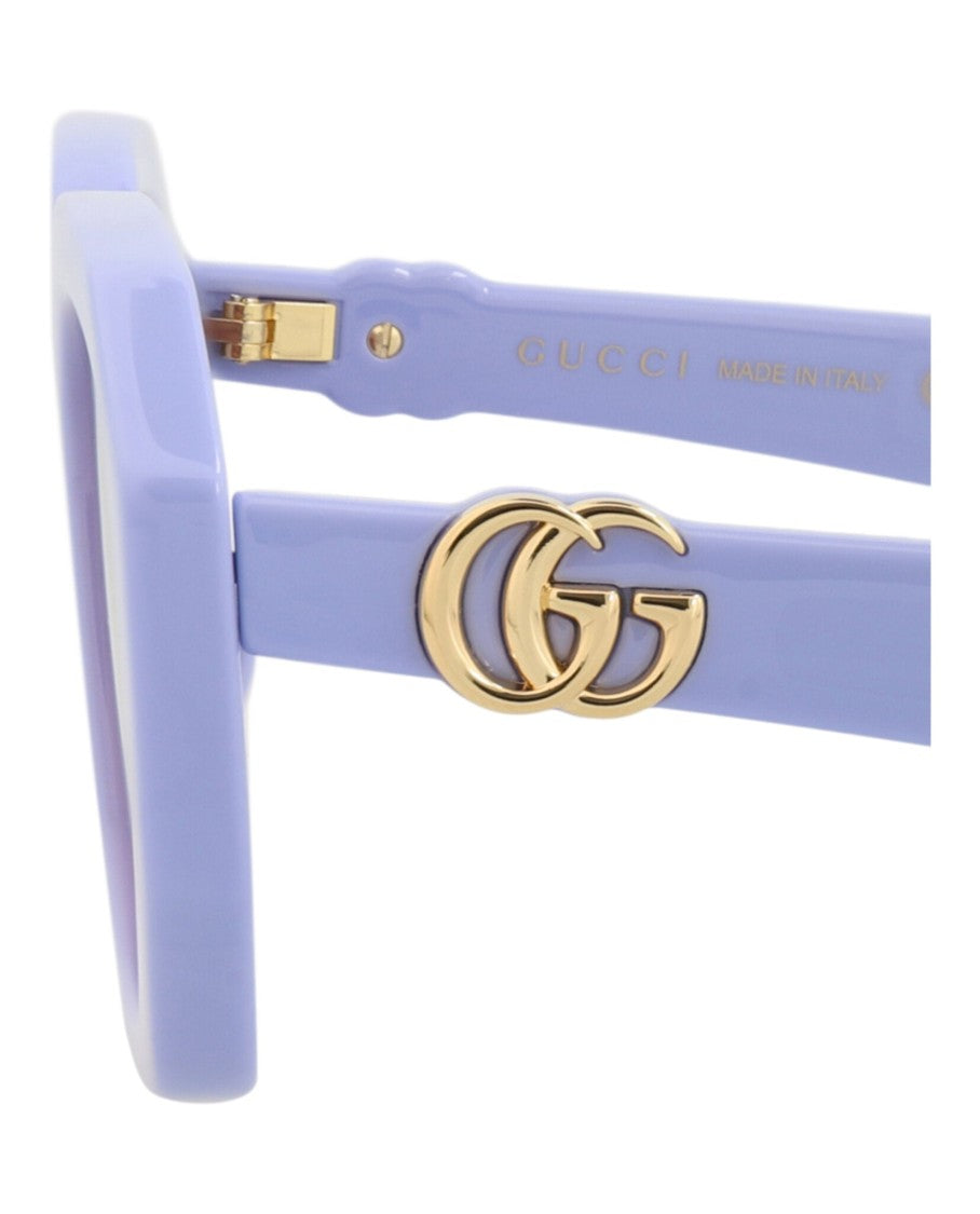 Gucci Square-Frame Injection Sunglasses
