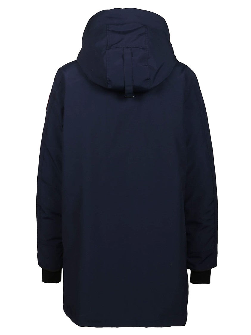 Canada Goose Deep Navy Langford Cotton-Blend Insulated Parka