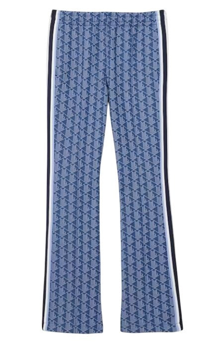 Lacoste Color-Blocked Organic Cotton Flared Pants