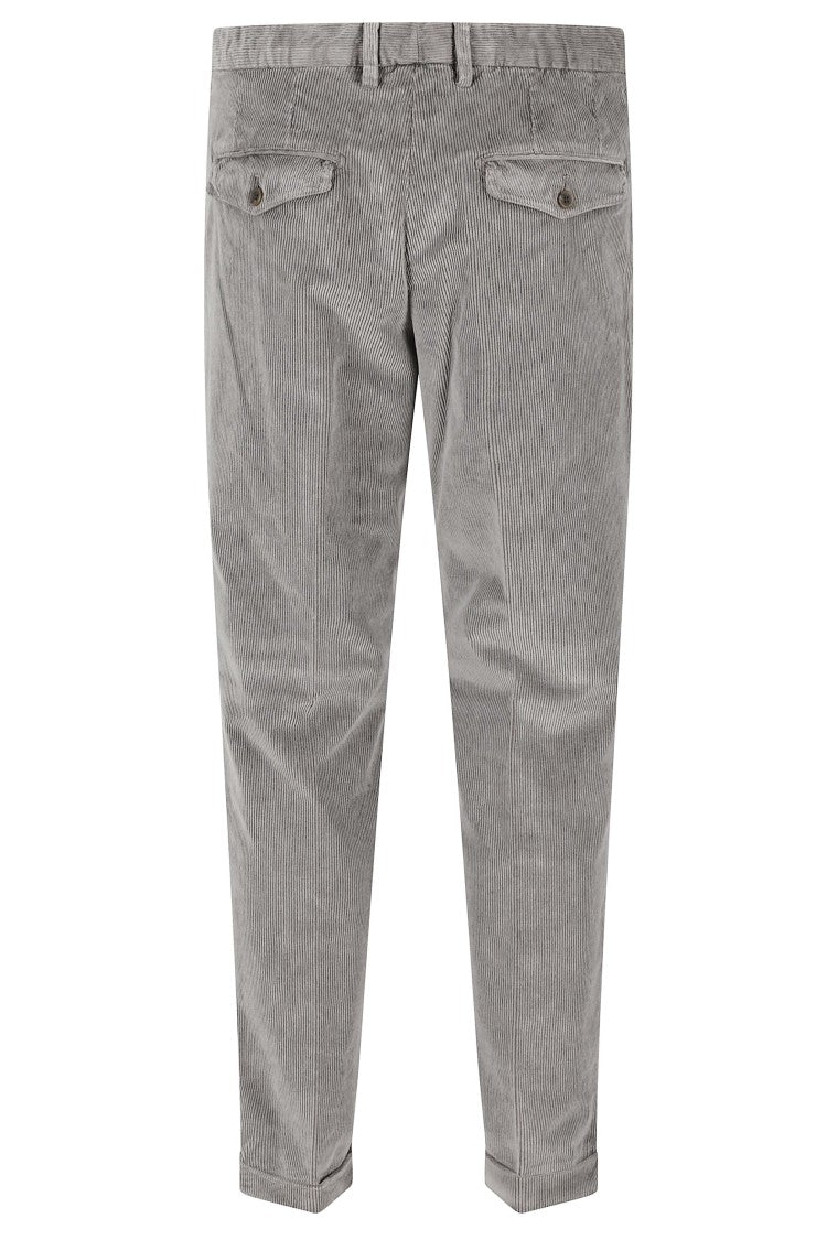 Myths Chino-Style Gray Corduroy Pants