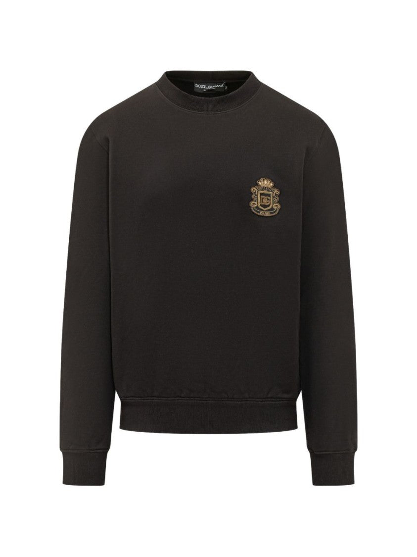Dolce & Gabbana Crew Neck Knit Sweatshirt
