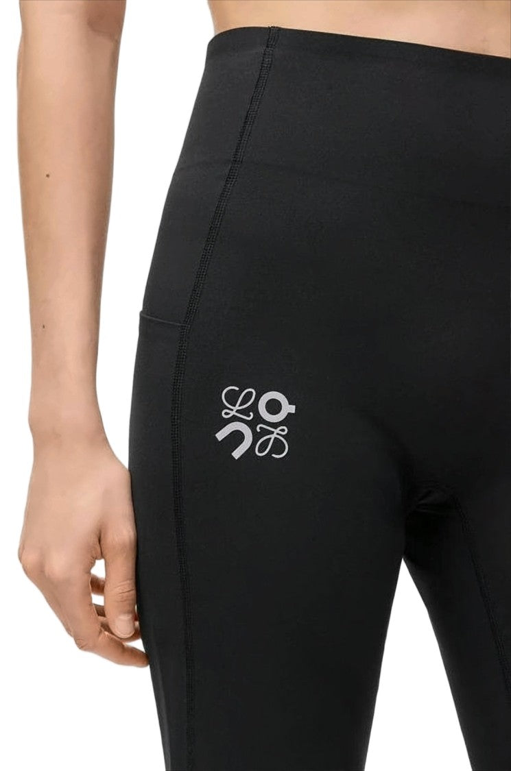 Loewe Sleek Fitted Straight-Leg Pants With High Waistband