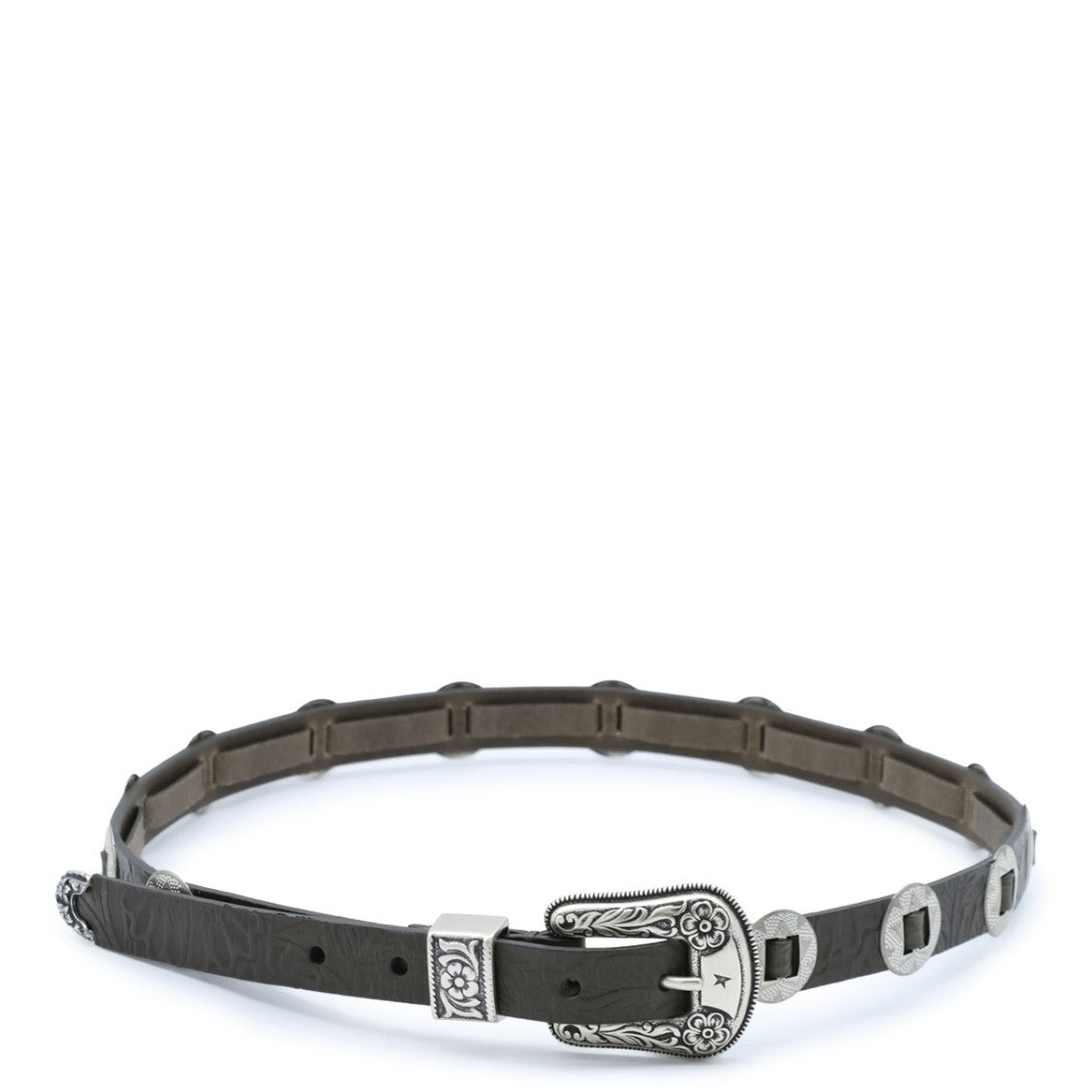 Golden Goose Brown Leather Boho Adjustable Belt