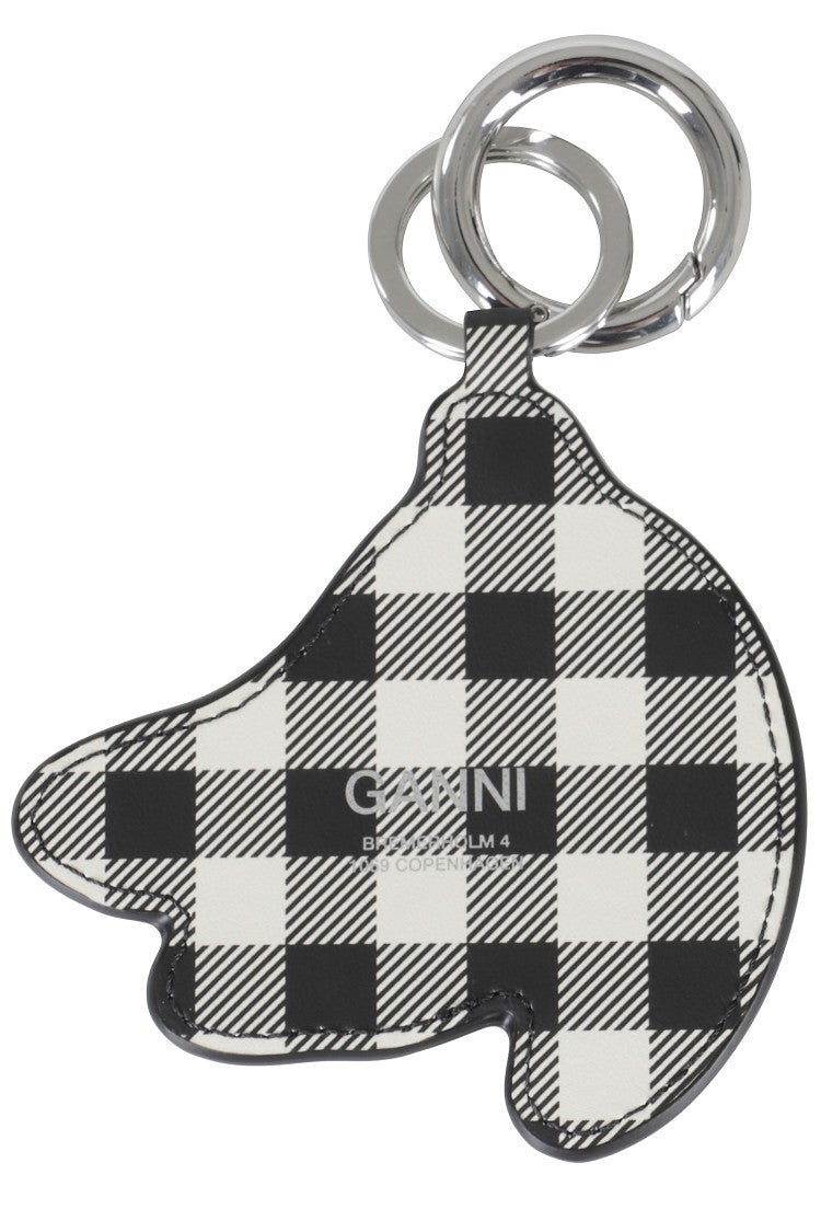 Ganni Banana Keyring Velvet