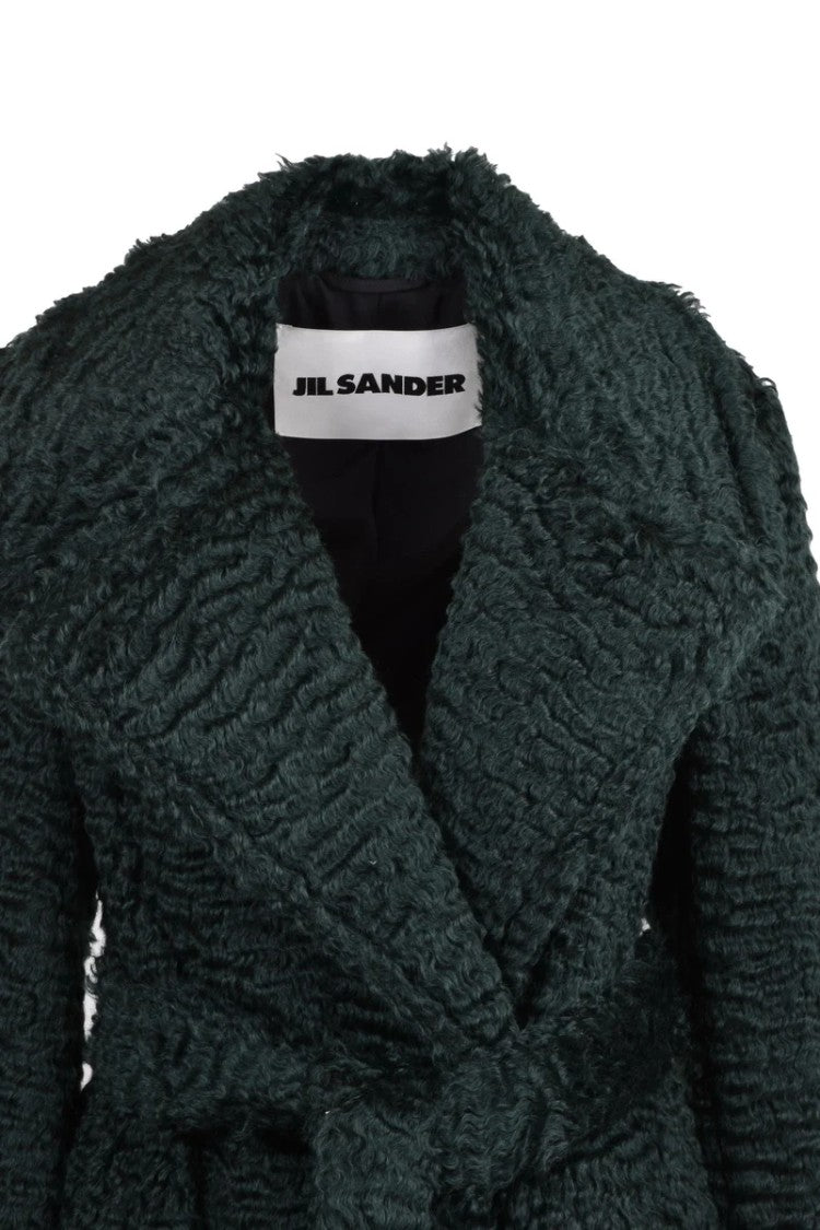 Jil Sander Mohair Coat - Blue