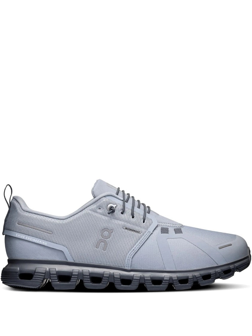 On Textured Grey Sneakers With Streamlined Silhouette