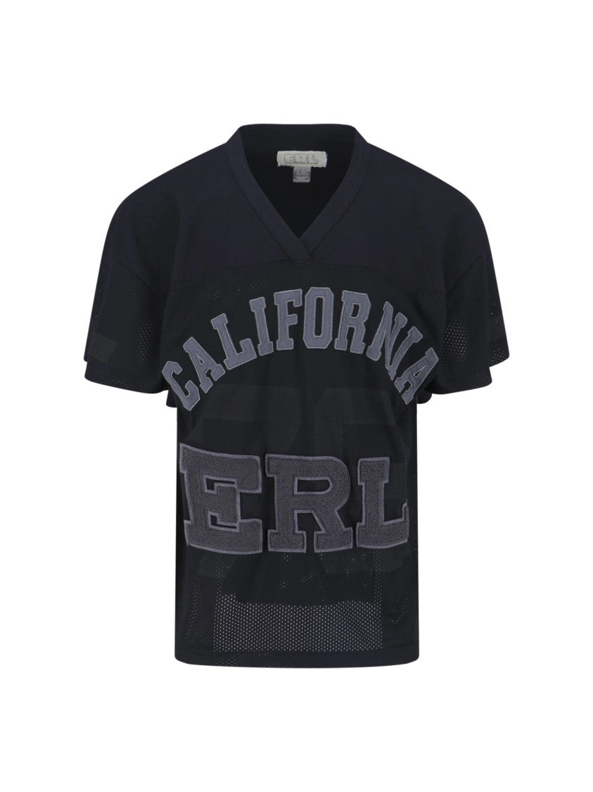 Erl Football T-Shirt – Black