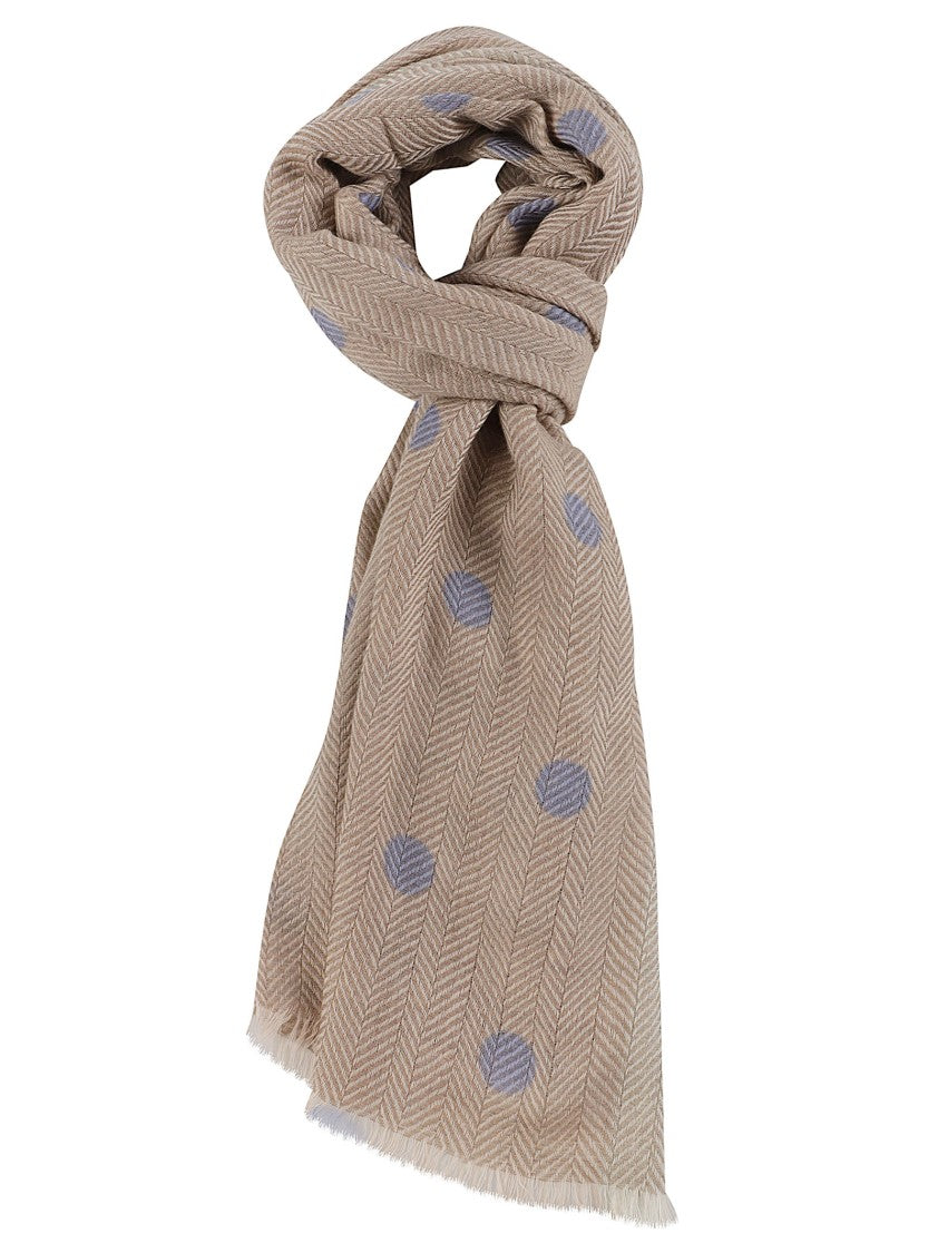 Altea Herringbone Fringed Wool-Cashmere Scarf