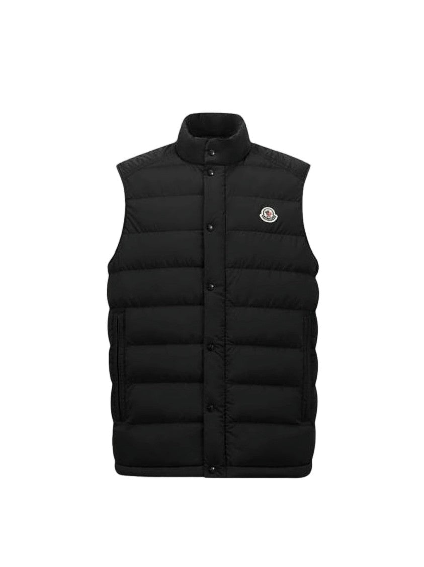Moncler Padded Casual Vest With Horizontal Quilting