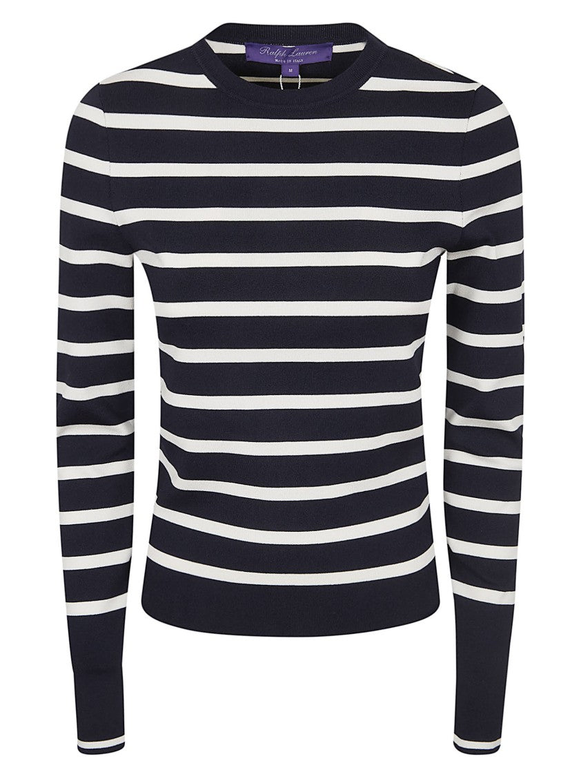 Polo Ralph Lauren Slim-Fit Striped Silk Blend Pullover