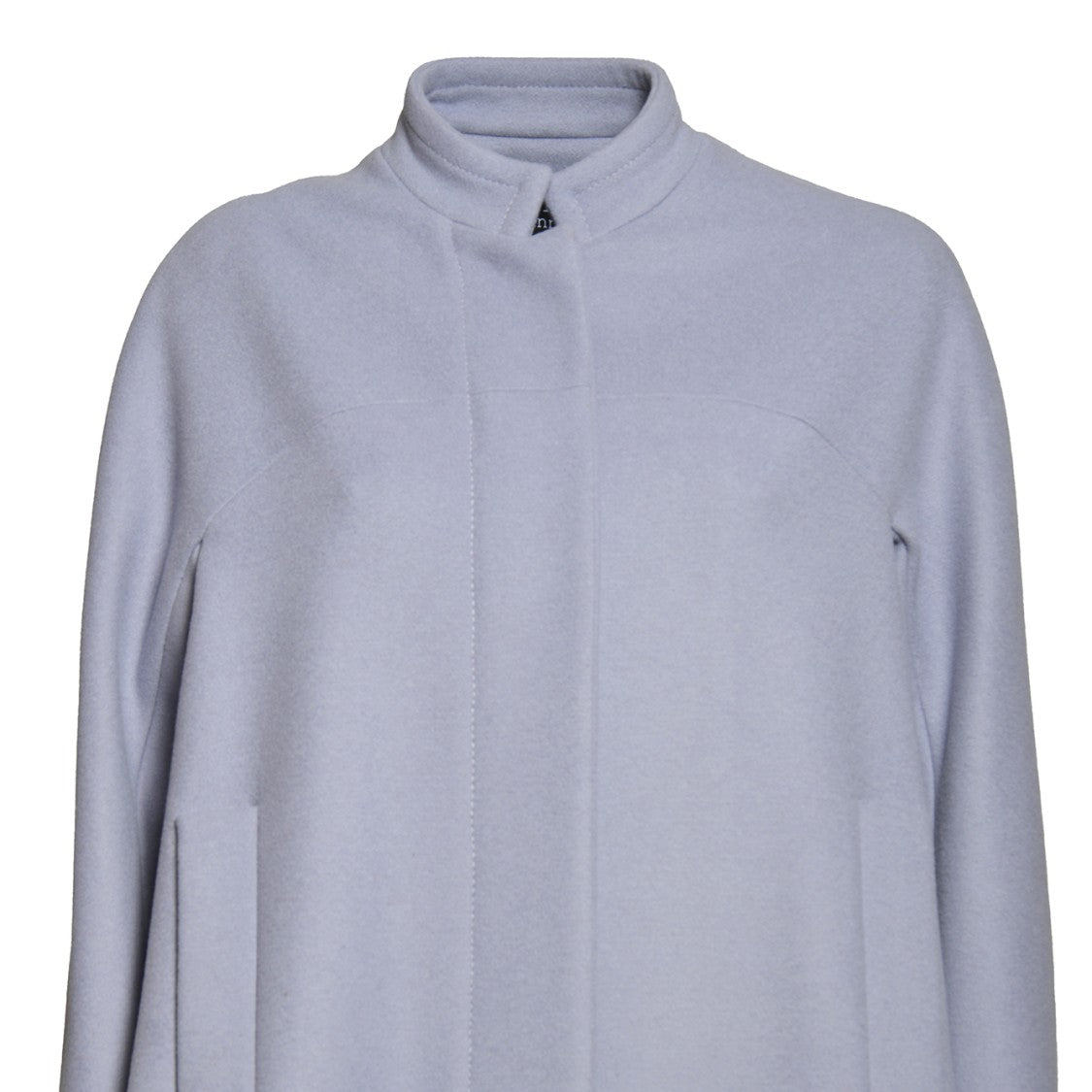 Gianluca Capannolo Short Single-Breasted Virgin Wool Blend Coat