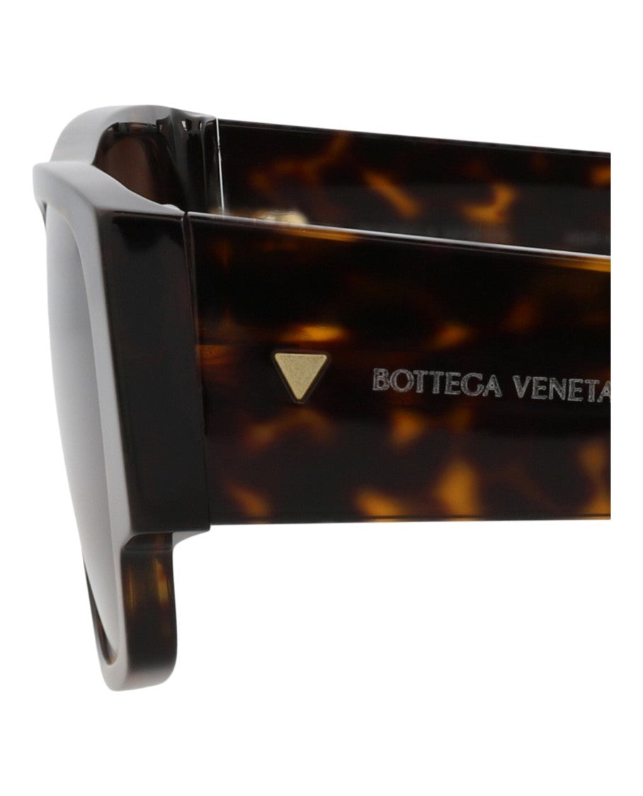Bottega Veneta Square-Frame Sunglasses In Recycled Acetate With Tortoiseshell Pattern