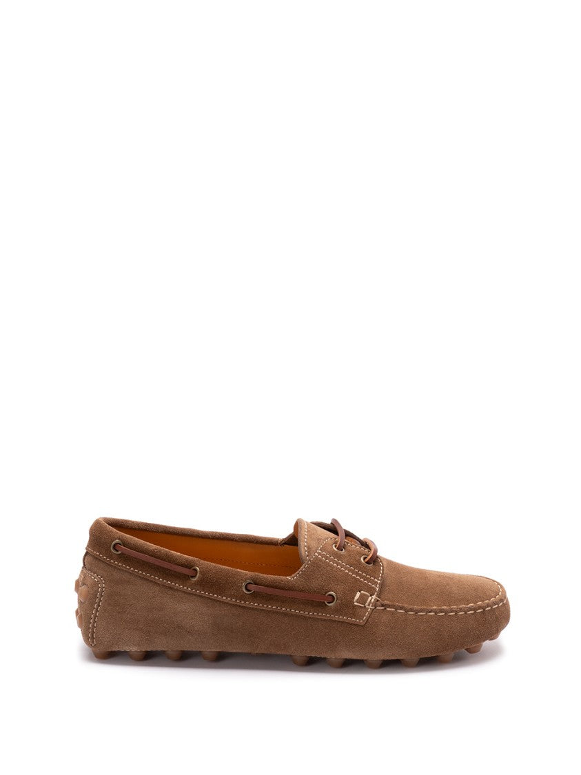 Tod's Brown Calf Leather Slipper Loafers
