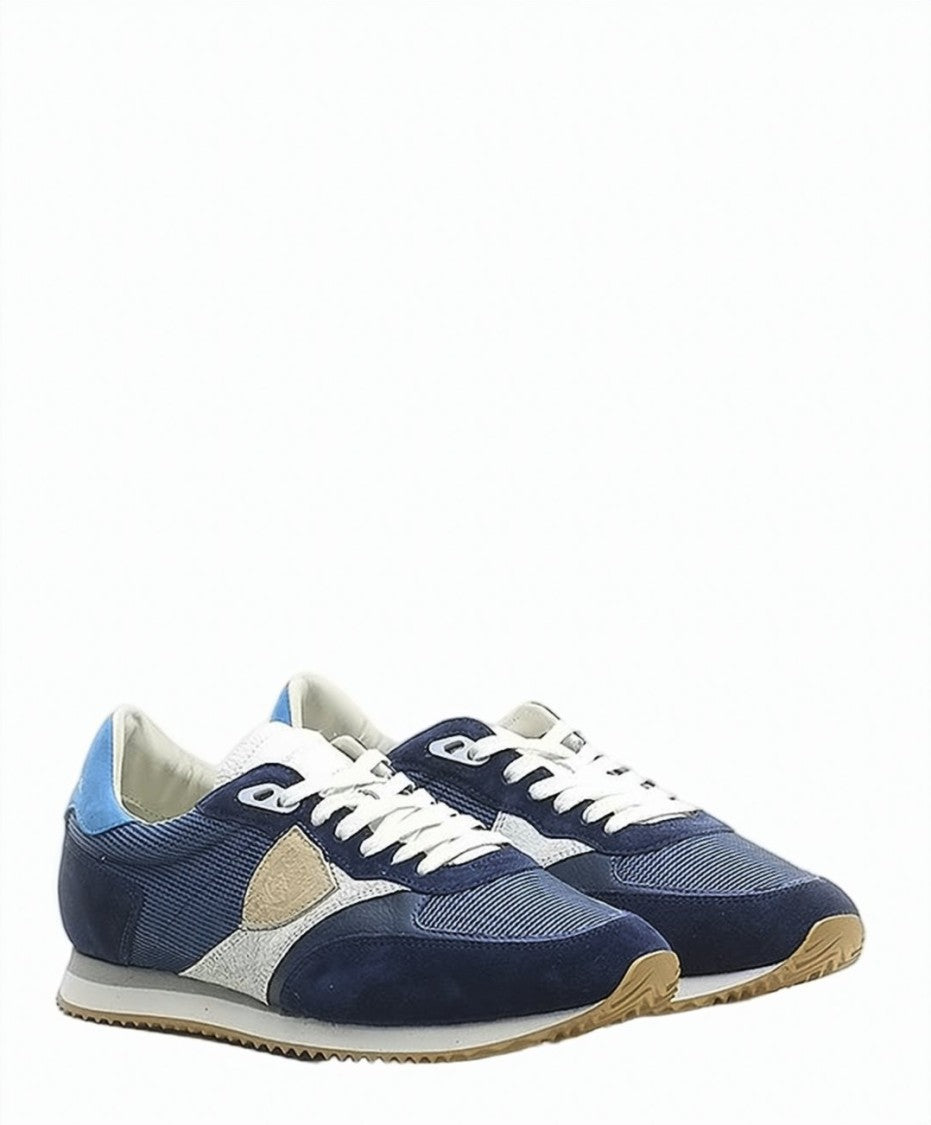 Philippe Model Bvlu Mesh Suede Running Sneakers