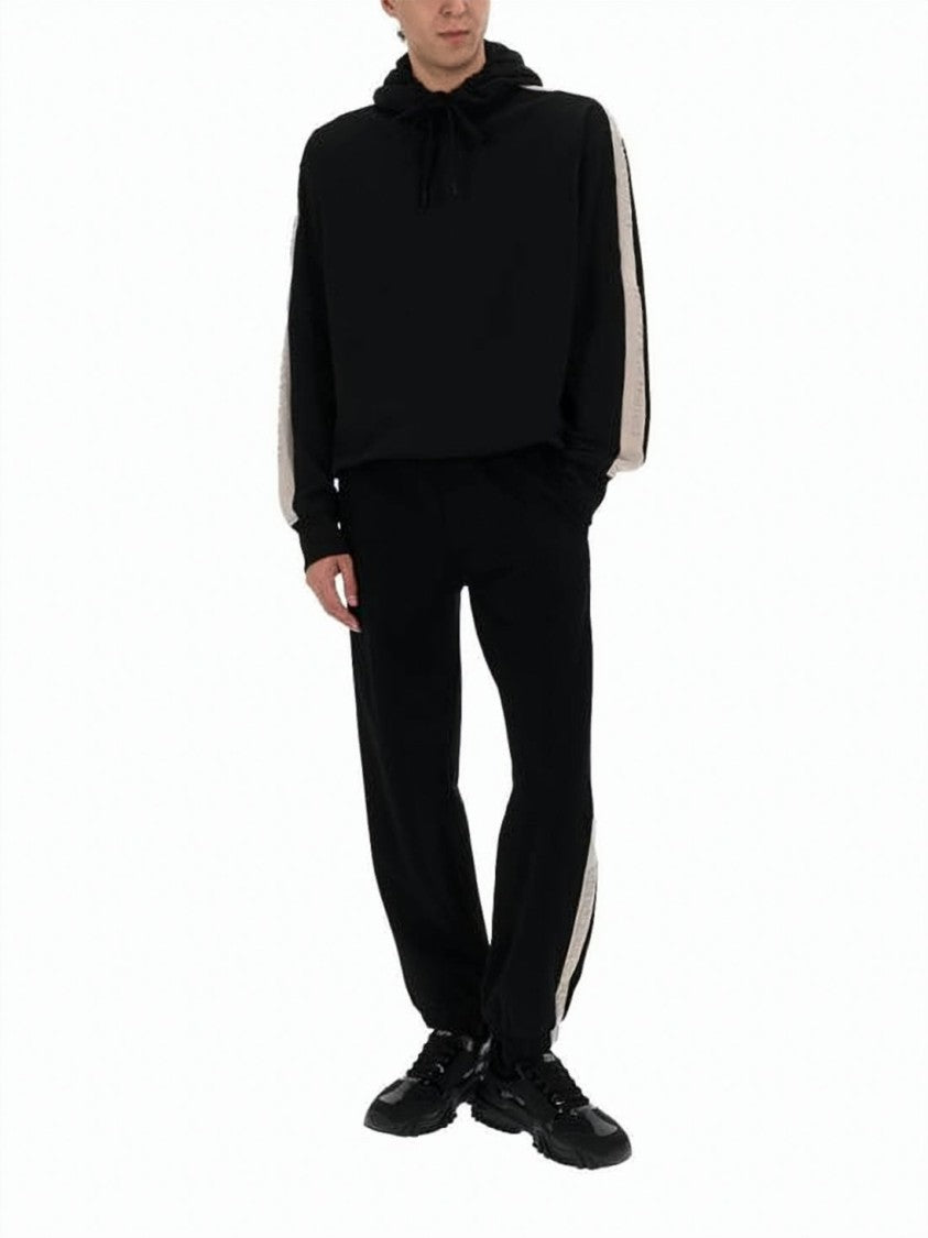 Versace Jogger Pants With Contrasting Side Stripes