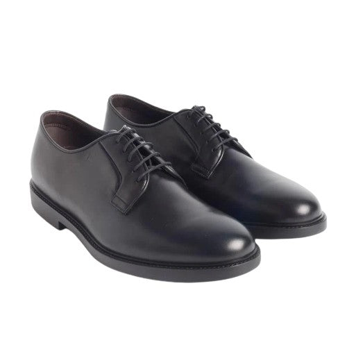 Fratelli Rossetti Black Leather Laced Shoe