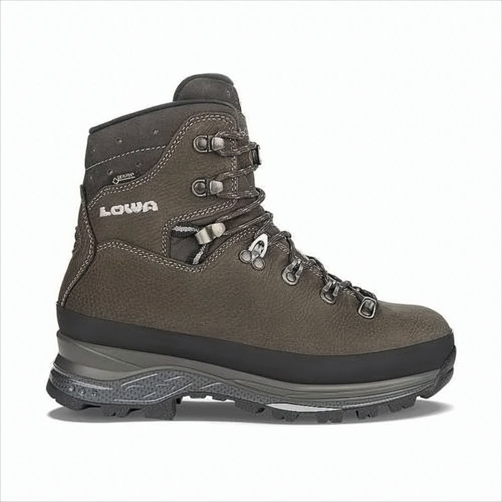 Lowa High-Top Nubuck Leather Hiking Boots With Vibram Sole