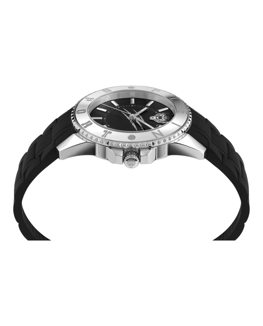 Plein Sport Three-Hand Quartz Movement Watch With Stainless Steel Case