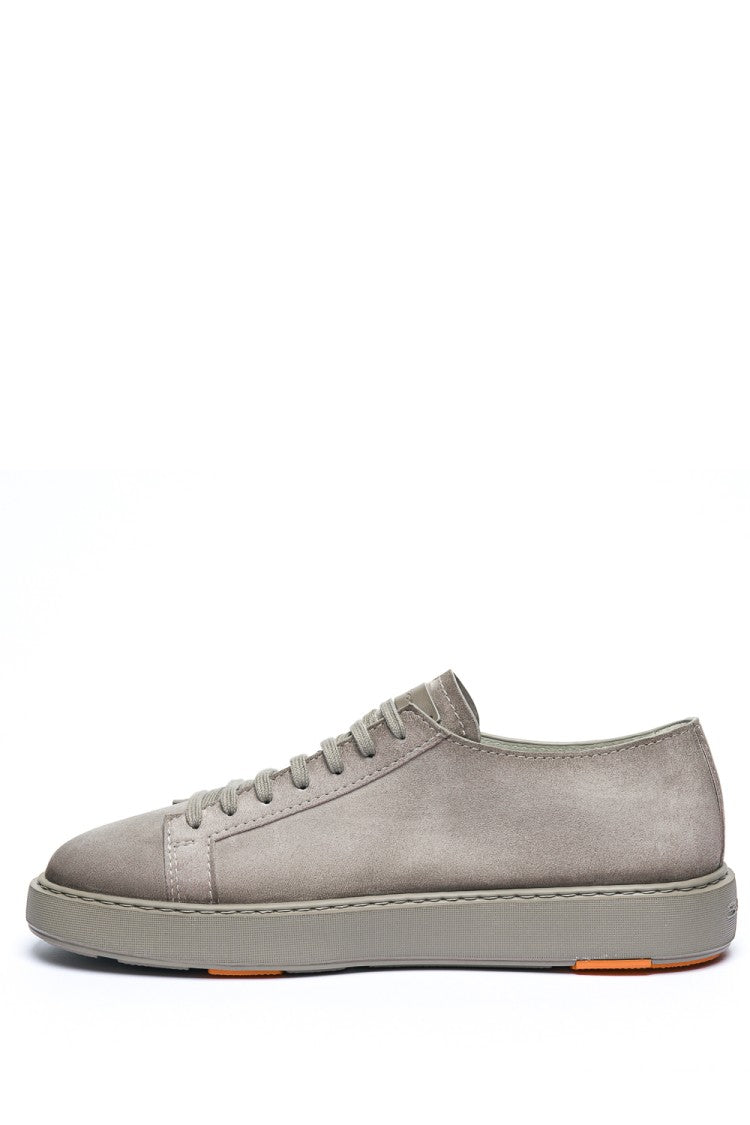 Santoni Cleanic Model Suede Sneakers
