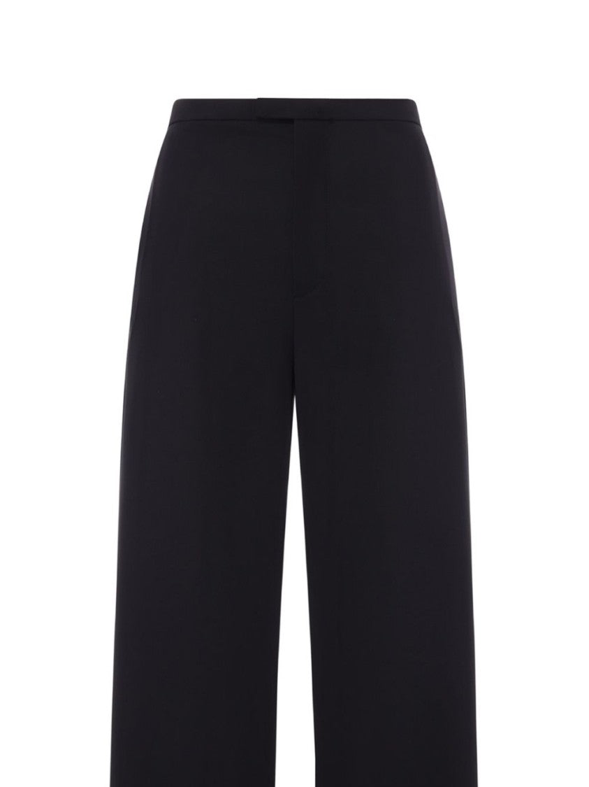 Gucci High-Waist Straight-Leg Wool Formal Pants