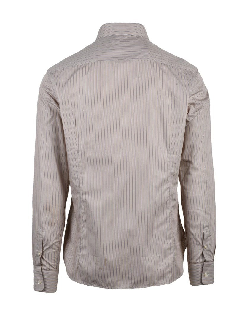 Deuxieme Beige Cotton Shirt