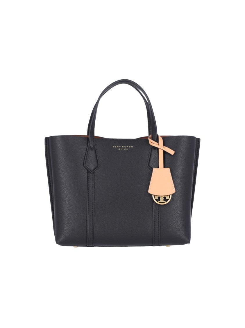 Tory Burch Small "Perry" Tote - Black