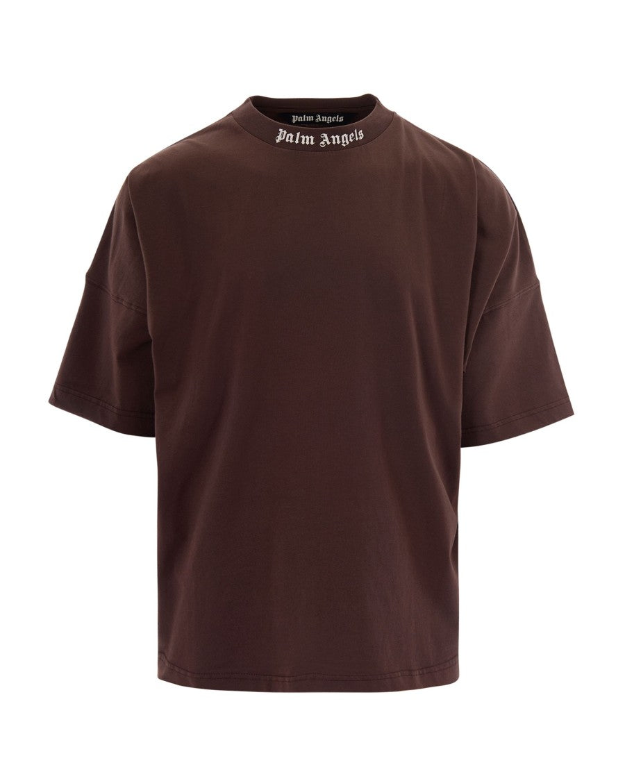 Palm Angels Oversized T-Shirt With Classic Logo Print