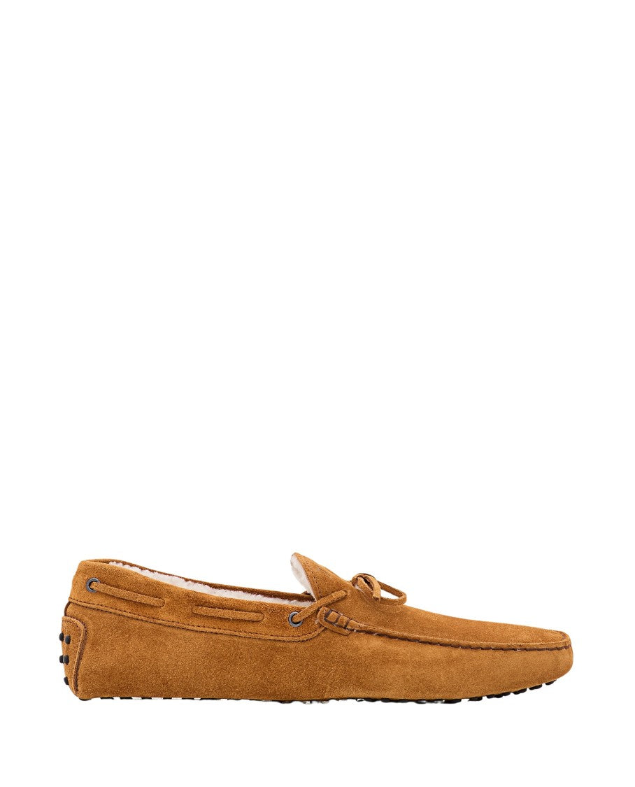 Tod's Sheepskin Lace-Up Loafers