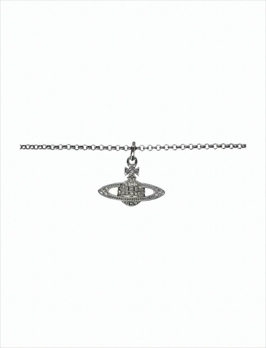 Vivienne Westwood Planet-Shaped Pendant Necklace With Intricate Detailing