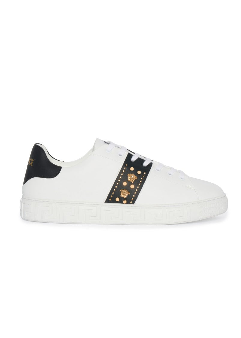 Versace Versace White Eco-Leather Sneakers