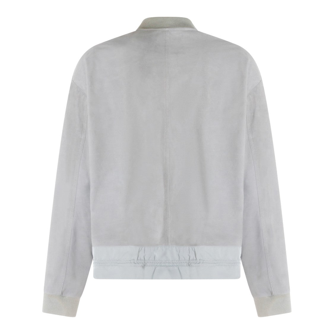 Moorer Grey Leather Jacket