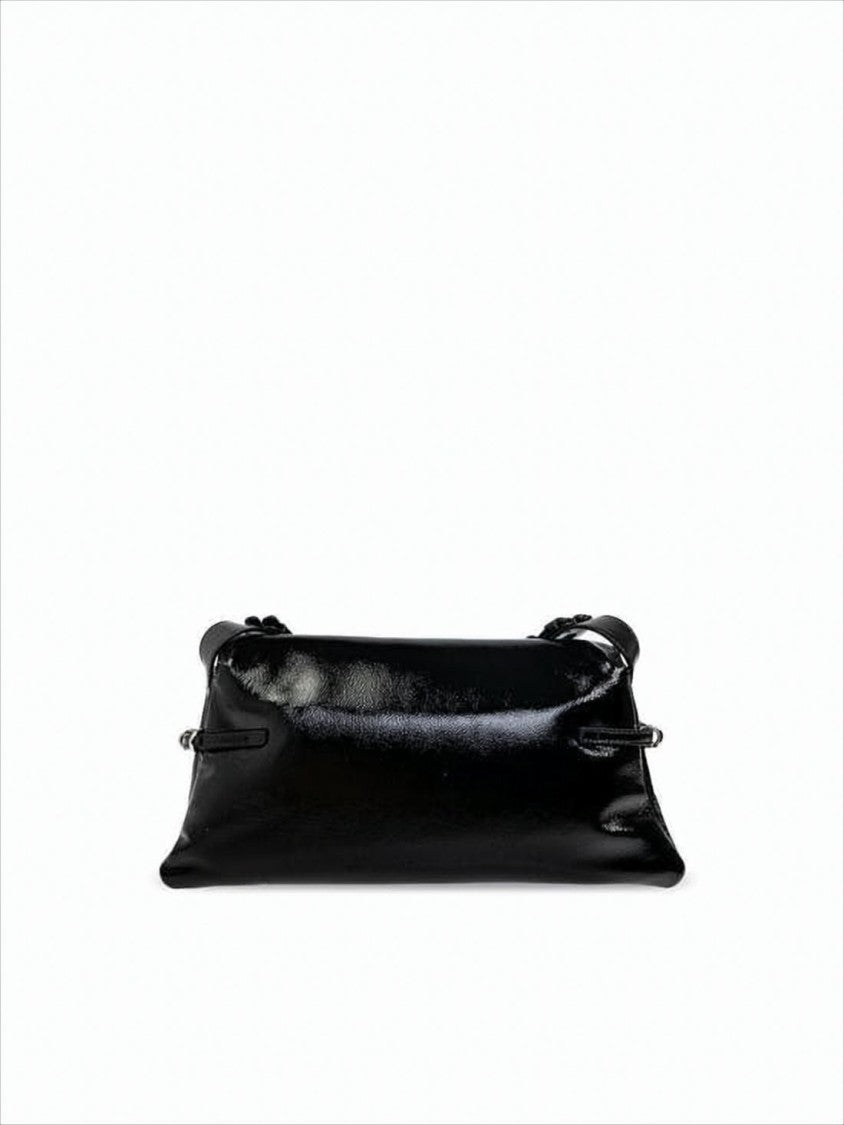 Givenchy Calf Leather Shoulder Bag With Silver Hardware