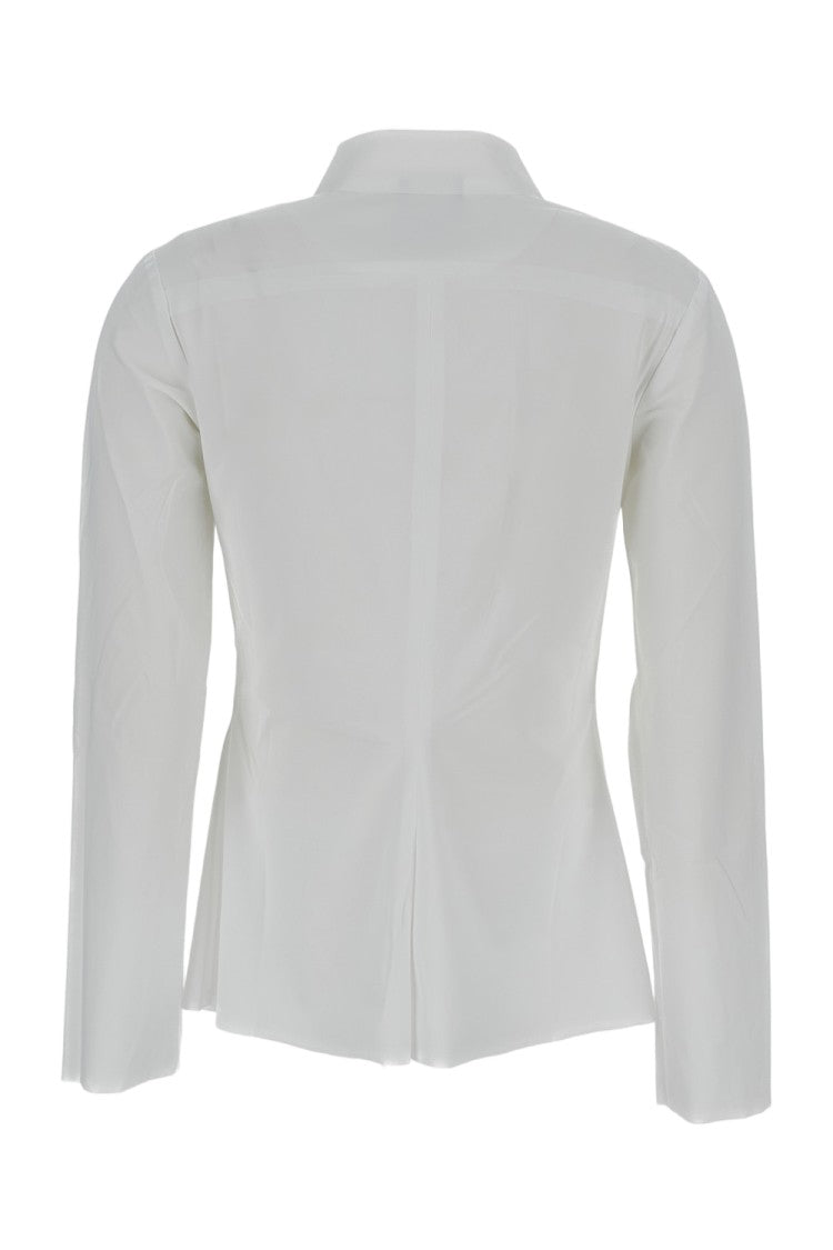 Irie' Structured Button-Down White Shirt With Crisp Finish