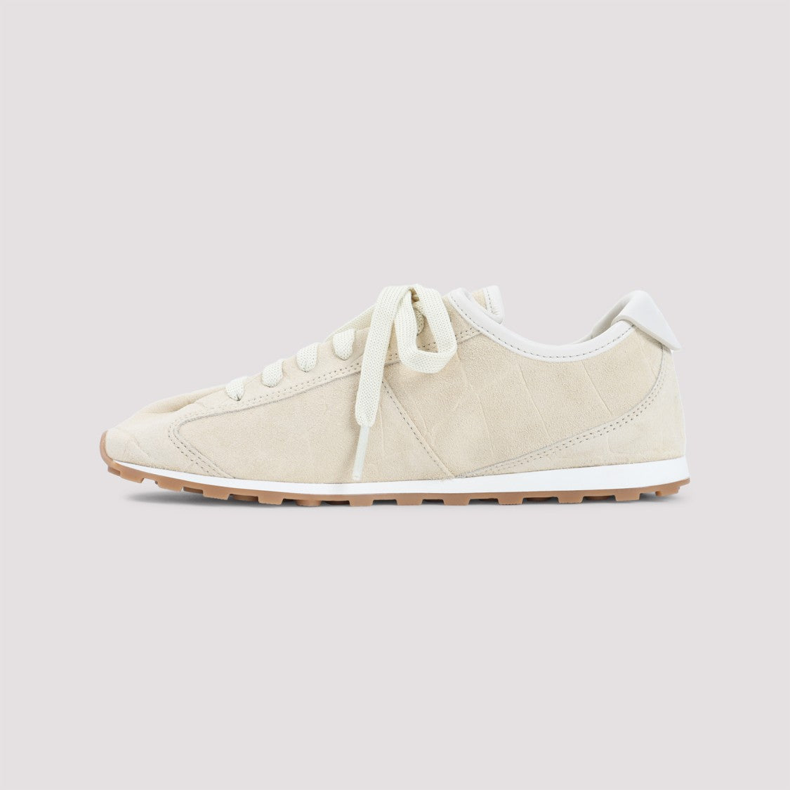Jacquemus Soft Suede Leather Sneakers