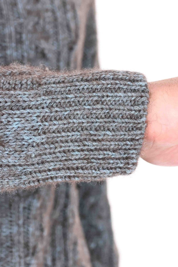 Herno Vanisee Cotton-Yak-Wool Cable Crewneck Sweater