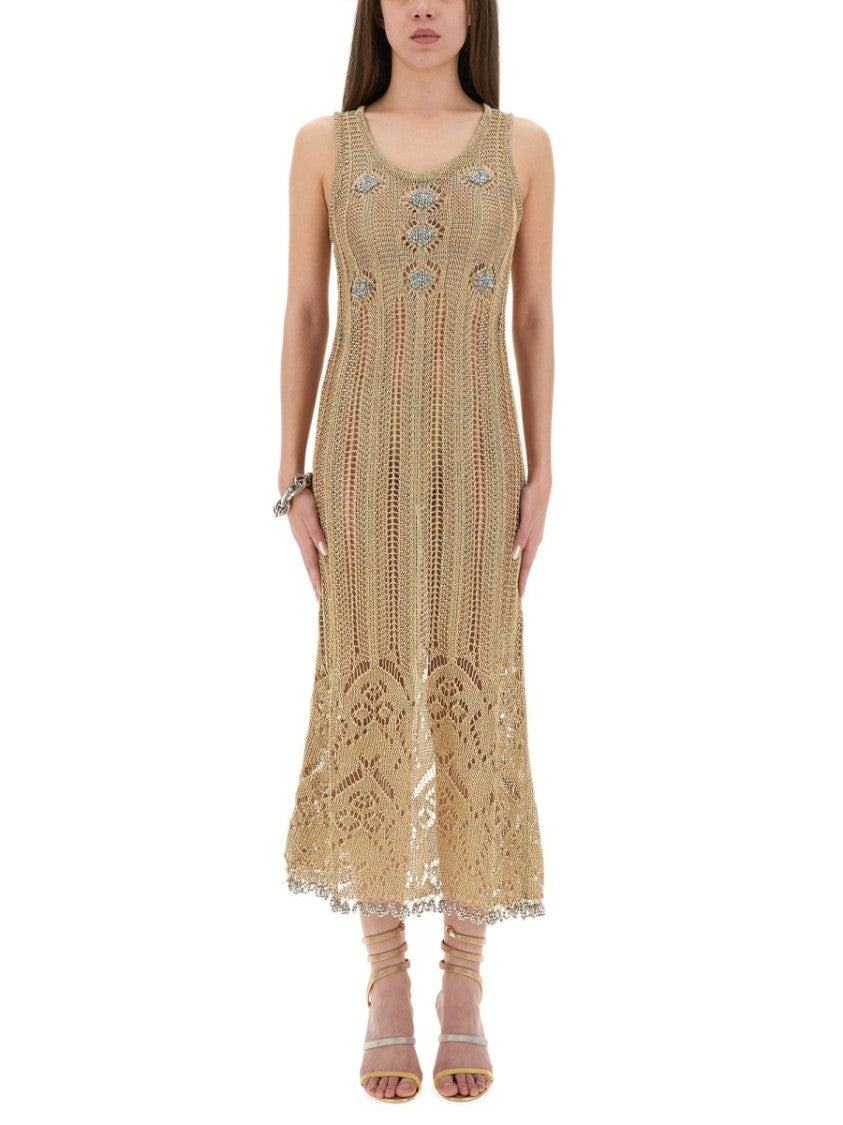 Rabanne Long Crochet Dress