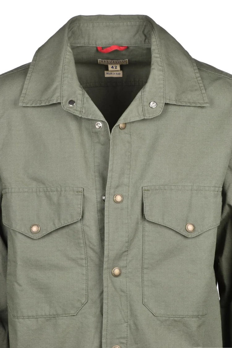 Manifattura Ceccarelli Military Shirt - Olive Green
