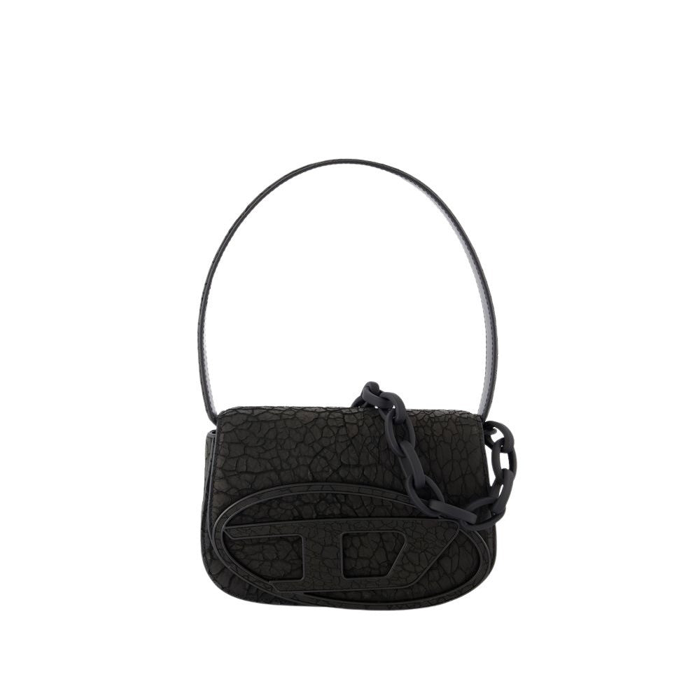 Diesel 1Dr Shoulder Bag - Leather - Black