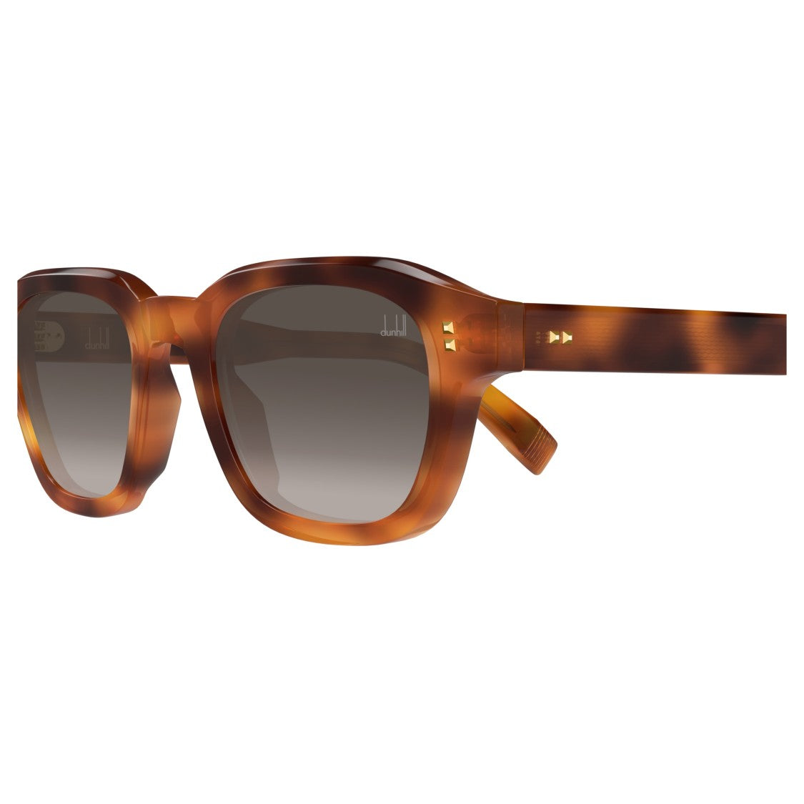 Dunhill Du0098s Square Tortoiseshell Sunglasses With Gradient Lenses